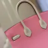Hermès Birkin 25 Pink/Beige Customize Palladium Hardware Bag product view 5