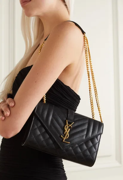 Saint Laurent Envelope Bag Small Black product view 5