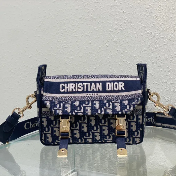 Dior Camp Women’s Canvas Patterned Handbag 25x15x8cm product photo
