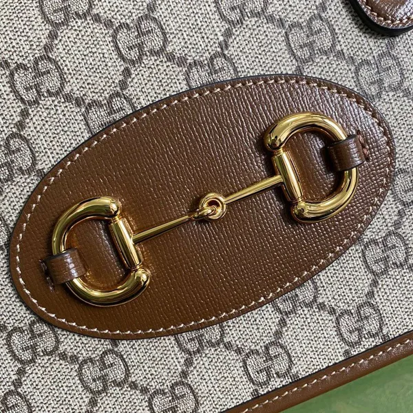 Gucci 1955 Women’s Handbag with Brown Handle 23x16x12cm product view 7