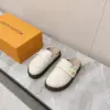 Louis Vuitton Women Beige Wool Mules product view 1