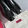 Valentino Women Black Patent Leather Boots — Side-Zip Style product view 6