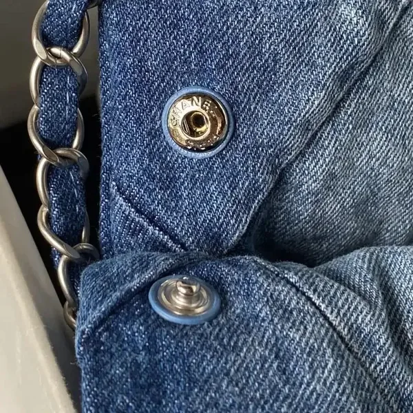 Chanel 22 Small Denim Hobo Bag product view 2