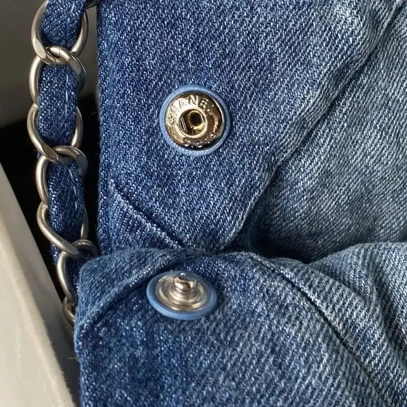 Chanel 22 Small Denim Hobo Bag product view 2
