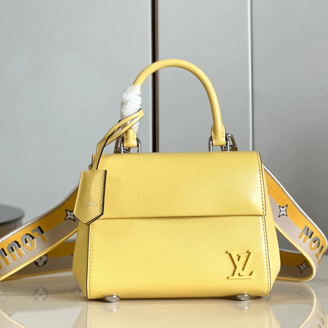 Louis Vuitton Clunny Yellow Raised Pattern 20x16cm Bag product view 1