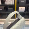 Chanel Trendy White Smooth Leather With Lock Black Handbags 25 cm product view 5