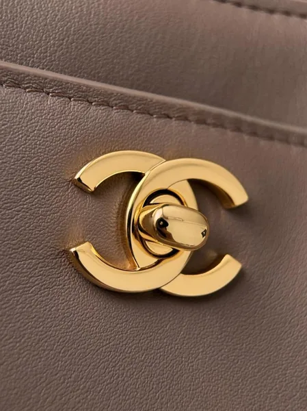 Chanel Archetype Shopping Tote Brown Gold Hardware product view 7