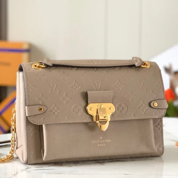 Louis Vuitton Vavin Brown Women’s Handbag with Sunken Monogram Pattern 25x18x10cm product photo