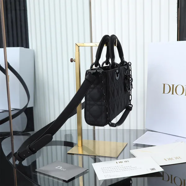 Dior Black Medium Lady D-Joy Bag product view 2