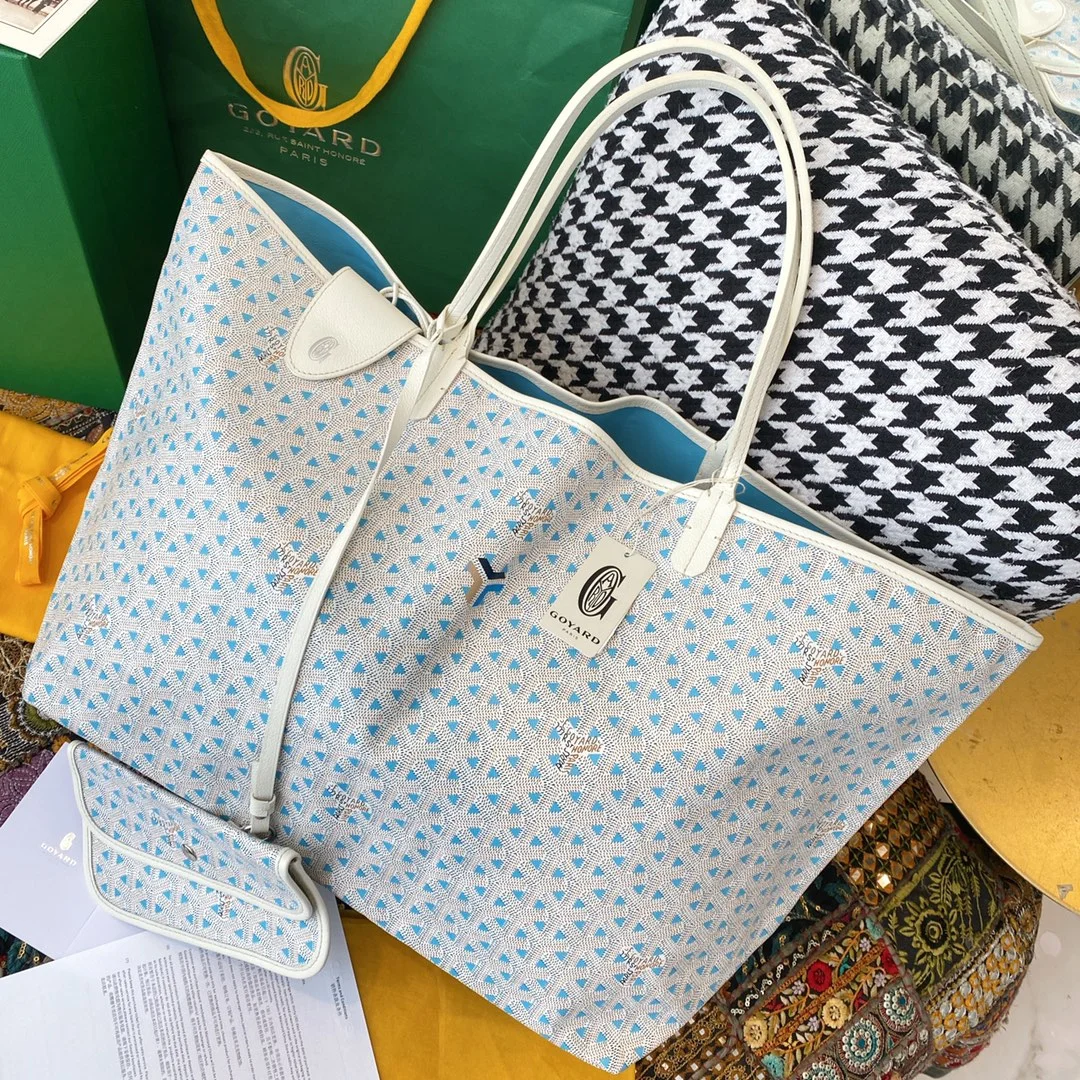 Goyard limited edition Saint Louis Claire-Voie GM Bag /Tote – Blue product view 5