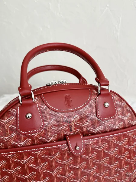 Goyard Saint Jeanne Bag Coated Canvas PM Red 9496843 product view 5