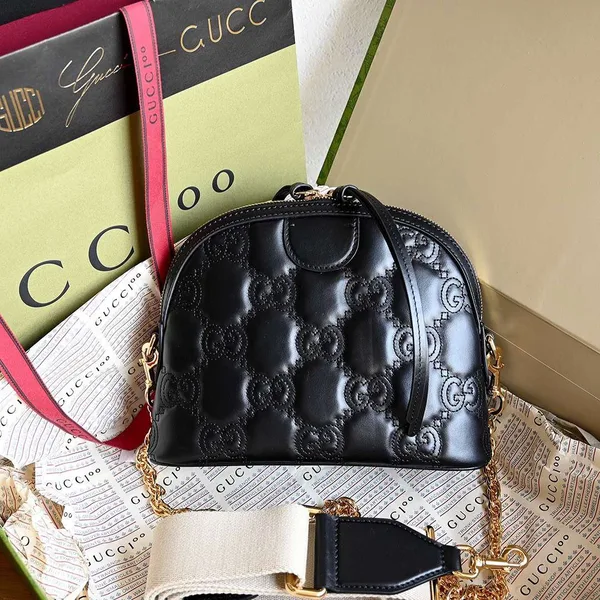Gucci Matelasse Bag with Embossed Gc Pattern 21 cm product view 9