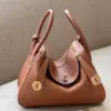 Hermès Lindy 26 Brown Gold Hardware Bag product view 2