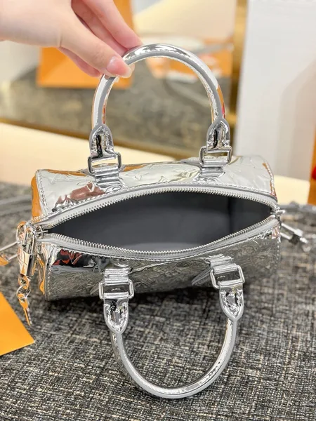 Louis Vuitton Alma Bag Metallic Silver Monogram product view 2