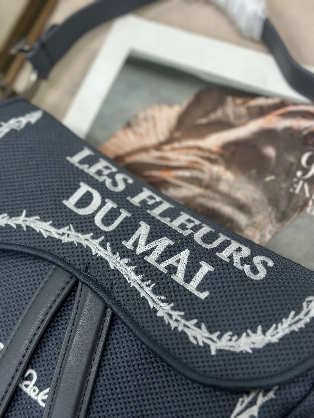 Dior Saddle Bag “Les Fleurs du Mal” product view 5