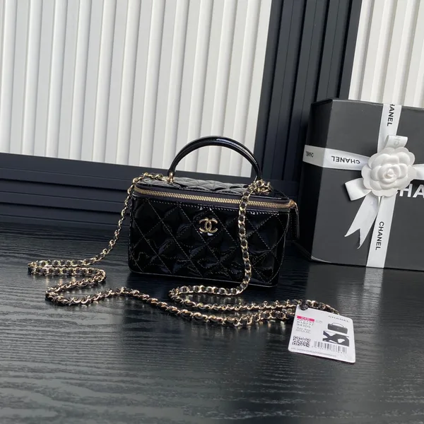 Chanel Long Vanity Case Gold Hardware Bag product photo