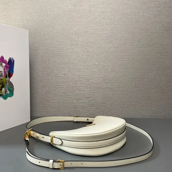 Prada Arque Small Leather Shoulder Bag product view 7