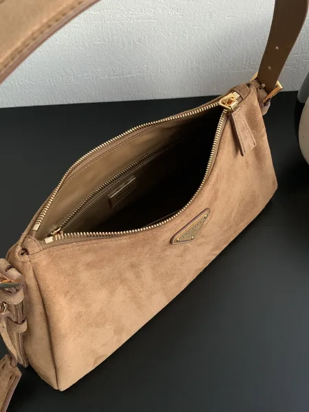 Prada Women’s Shoulder Bags in Saffiano Leather & Nylon product view 3