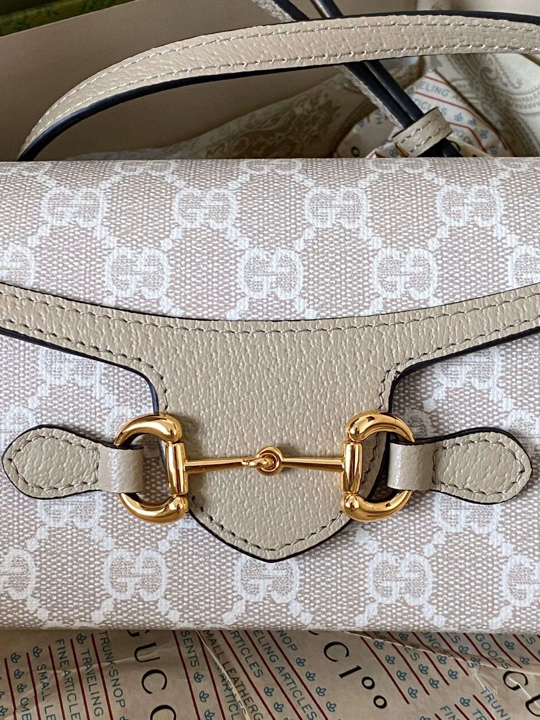 Gucci 1955 Mini Handbag with Monogram Pattern 18x12x5cm product view 2