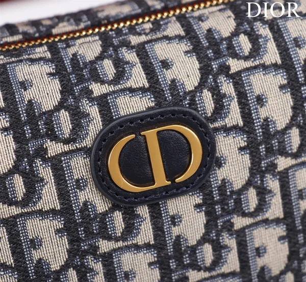 Dior Plaid Women’s Handbag, Glossy Leather, 20 cm product view 4