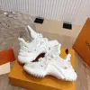 Louis Vuitton Women White Mesh Multicolor Logo Sneakers product view 6