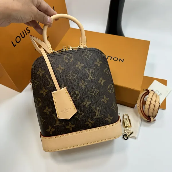 Louis Vuitton Alma backpack in the signature brown monogram canvas product photo