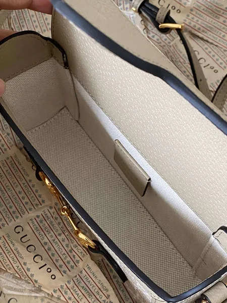 Gucci 1955 Mini Handbag with Monogram Pattern 18x12x5cm product view 5