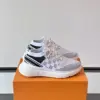 Louis Vuitton Men White Knit Mesh Sneakers product view 1