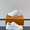 Louis Vuitton Men White Sneakers — Tonal Panel Detail product view 4