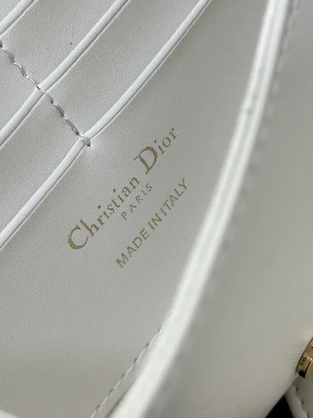 Dior Bobby Women’s Crossbody Bag White Smooth Leather 21.5x12x4cm product view 8
