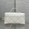 Dior My Dior Mini Bag in White Lambskin product view 3