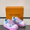 Louis Vuitton Chunky Low-Top Sneakers Pink, Light Blue and White product view 5