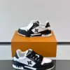 Louis Vuitton Men Black and White Sneakers — Monogram Side Panels product view 4