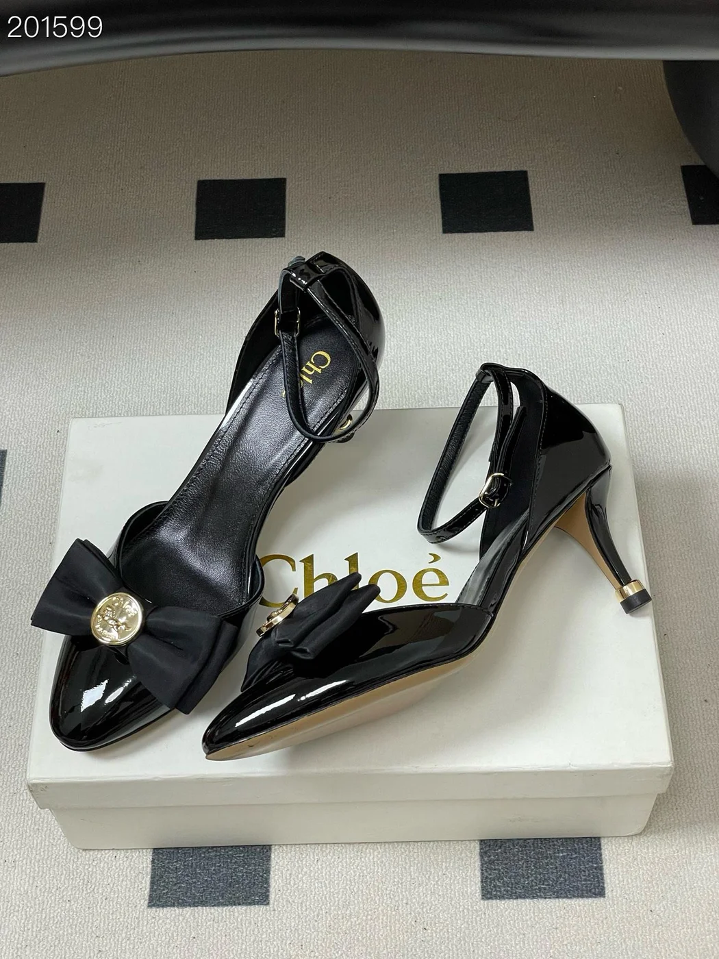 Chloé Bow Heels Black product view 3