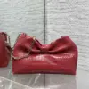 Dior Bow Bag Small Red Crocodile-Embossed product view 2