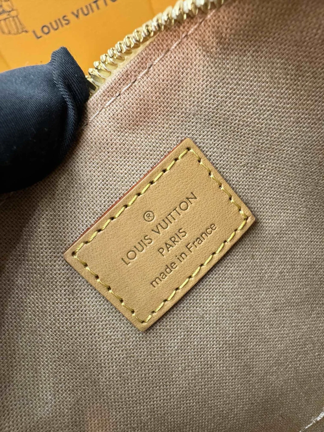 Louis Vuitton Nano Alma handbag in Monogram Dune canvas product view 2