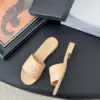 Chanel Women Beige Quilted Leather Slides — Tonal CC Detail product view 3