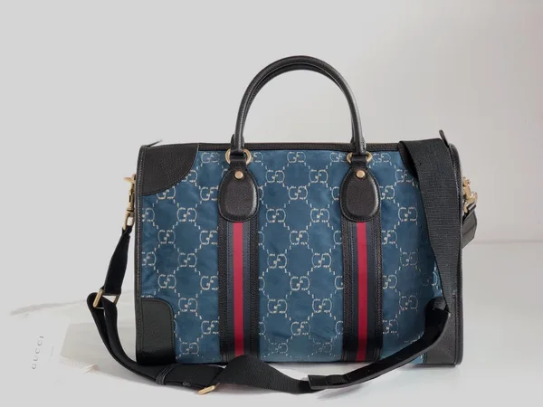Gucci Velvet GG Monogram Textured Calfskin Bag product view 4