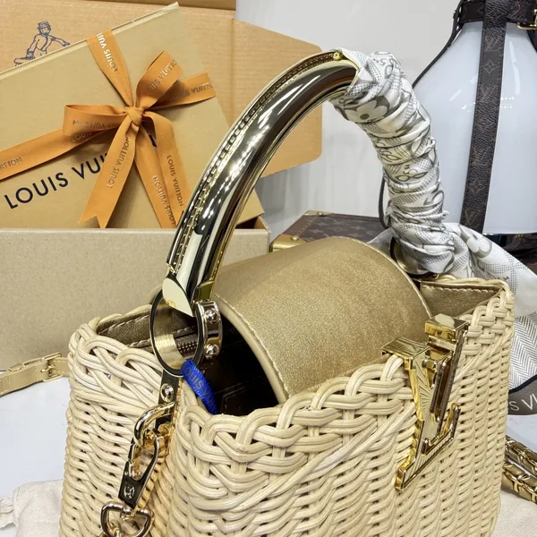 Louis Vuitton Capucines BB Wicker Bag product view 4