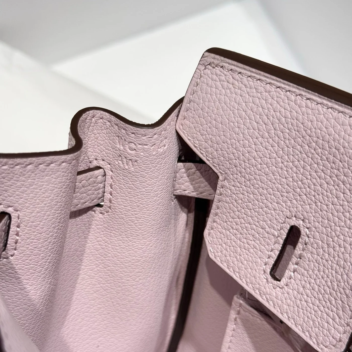 Hermès Birkin 25 In Pink Baby Silver Hardware Bag product view 6