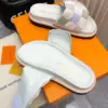 Louis Vuitton Women Multi Color Patterned Fabric Slippers product view 2