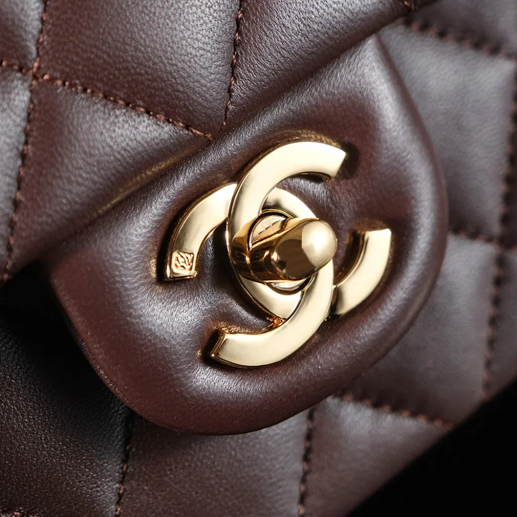 Chanel classic Maroon Color with gold hardware Bag product view 5