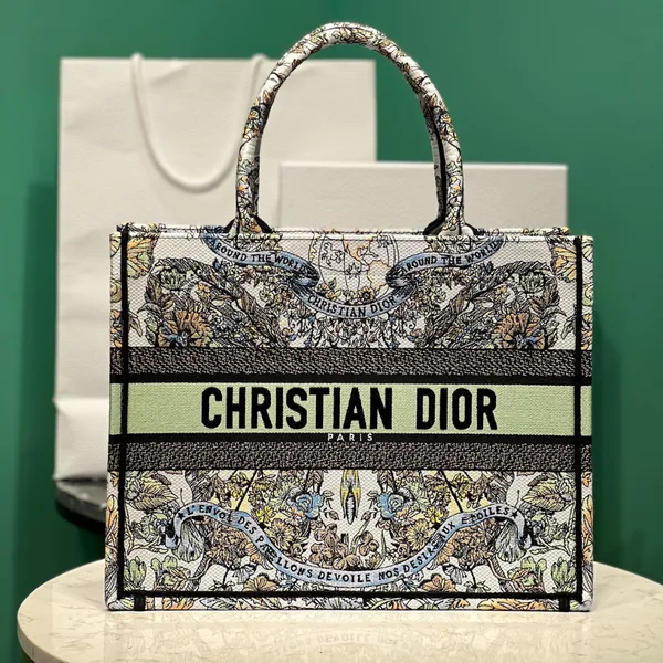 Dior Book Tote 36 cm — Multicolor Ornamental Pattern product photo