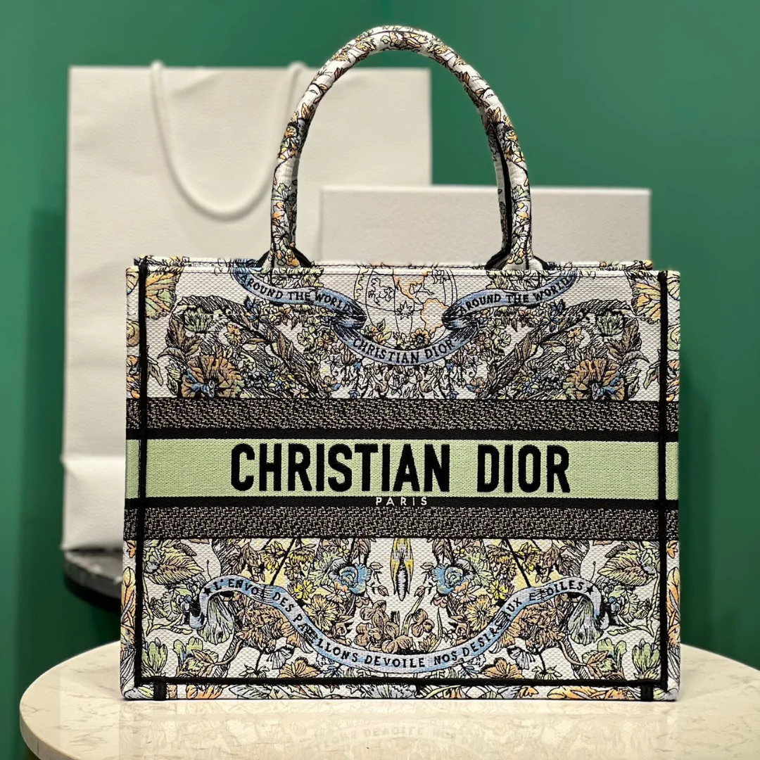 Dior Book Tote 36 cm — Multicolor Ornamental Pattern product view 1