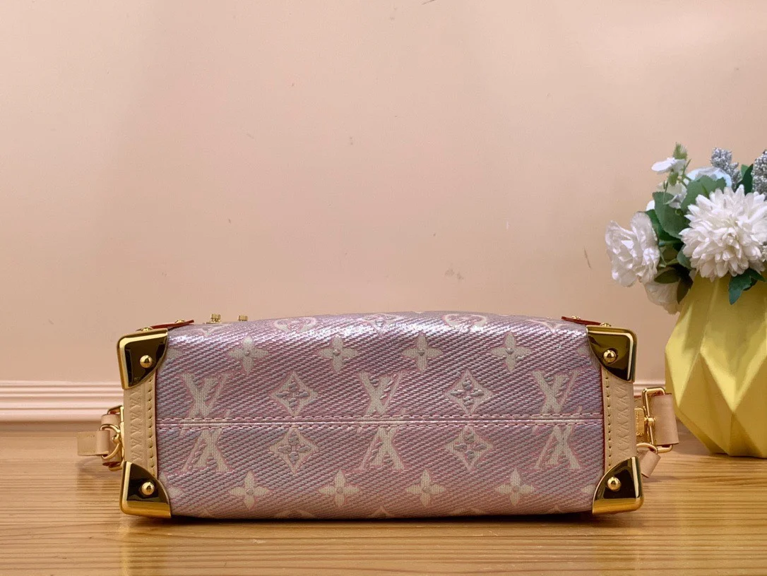 Louis Vuitton Side Trunk Monogram Pattern Handbags 21x14x6cm product view 2