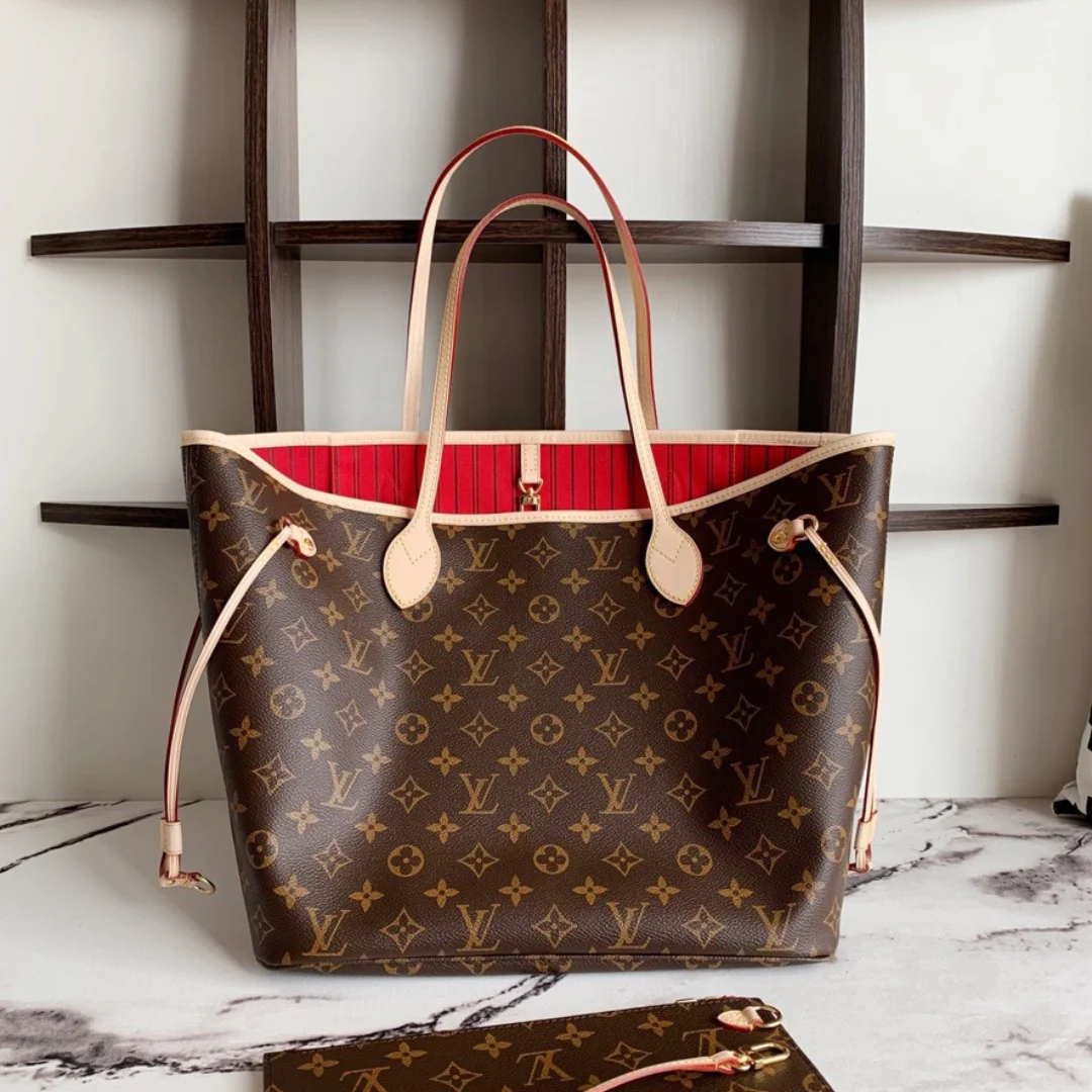 Louis Vuitton Neverfull Handbags Brown Pattern 32x29x17cm product view 1