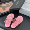 Chanel Women Pink Leather Sandals product view 5
