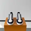 Louis Vuitton Men White Leather Suede Sneakers product view 2