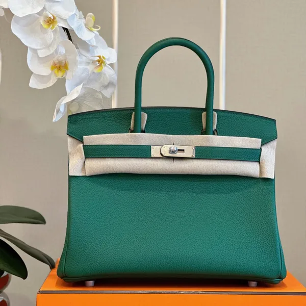 Hermès Birkin 30 Dark Green Palladium Hardware Bag product photo