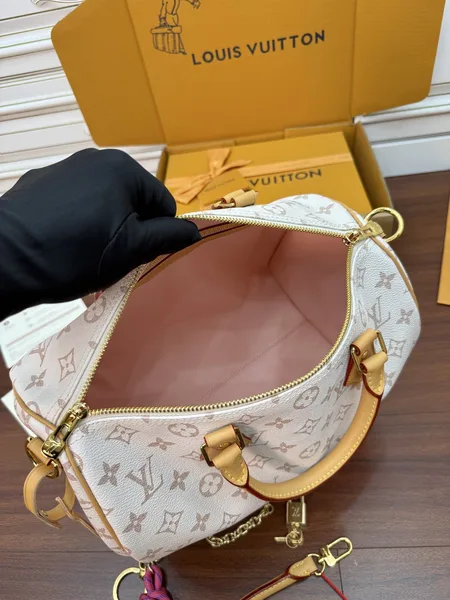 Louis Vuitton Speedy Soft 30 Lucky bag in Monogram Dune canvas product view 5